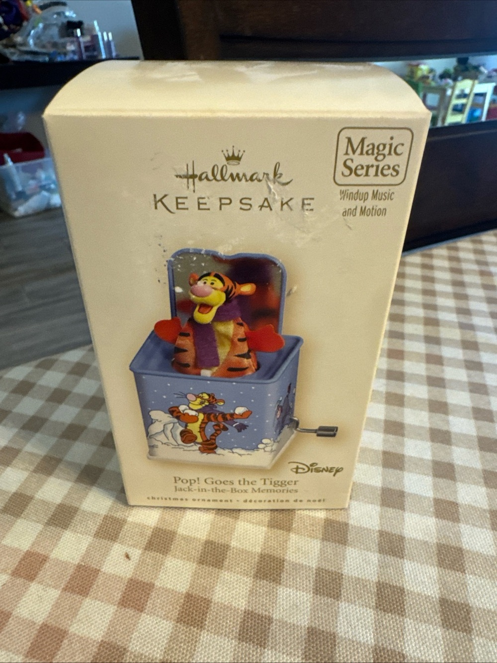 Pop goes the tigger ornament